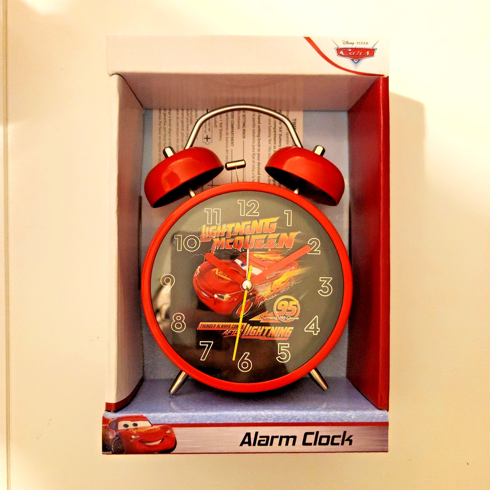 Disney Pixar Cars Lightning McQueen Alarm Clock