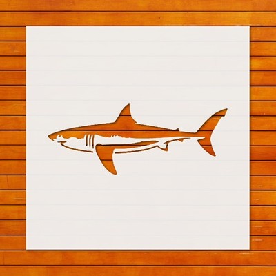 Reusable Shark Stencil Template for Airbrush & DIY Crafts - StencilAir