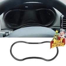 Carbon Fiber Dashboard Instrument Box Cover Trim For Jeep Grand Cherokee 14-2020