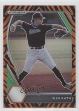 2021 Panini Prizm Draft Picks Tiger Stripes Prizm 86/99 Wes Kath #PDP57 s1i