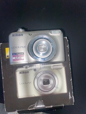 Nikon COOLPIX L27 16.1MP Digital Camera - Silver for sale online