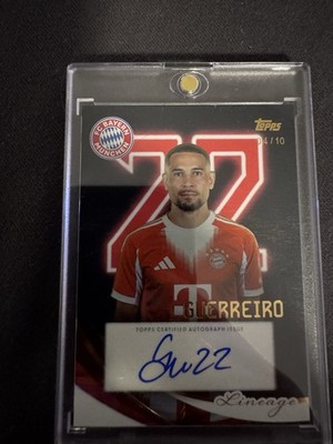 2026 Topps Lineage Bayern München Raphaël Guerreiro Black Autograph /10 #AK-RG