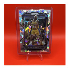Panini 2022-23 Prizm Shaquille O'Neal Lakers Cracked Ice #297 Basketball Card