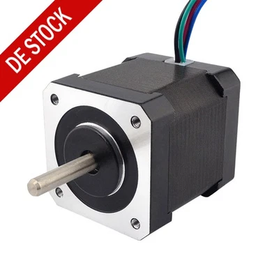 Motore passo-passo STEPPERONLINE Nema17 0.59Nm doppio albero 2A 42x48mm motore passo-passo