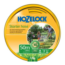 Hozelock 7250 Starter Hose Pipe 50m Garden Watering Irrigation