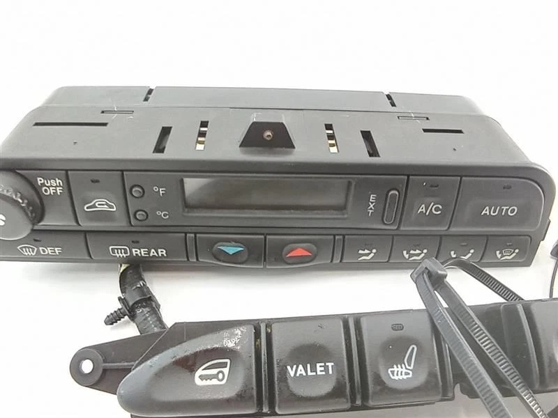 Jaguar XJ8 1998-2003 control de temperatura climática con panel de asiento térmico OEM LJA7690BB Foto 2 de 4