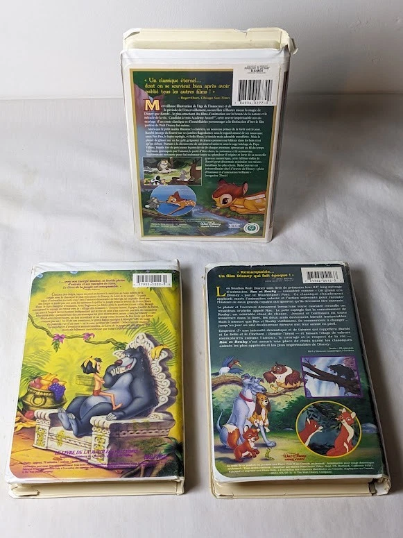 Amitiés en Forêt - Collection VHS VF  – Classics Disney (Bambi/Rouky/Jungle) - Image 2 of 4