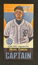 Miguel Cabrera 2021 Topps Gypsy Queen Captains Minis #CM-MC Detroit Tigers
