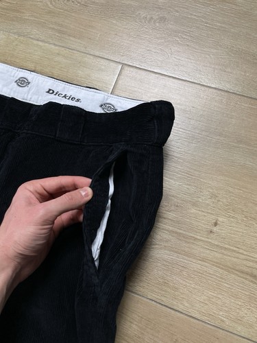 Dickies Corduroy Pants Black Men’s Size 38x34 - Picture 8 of 12