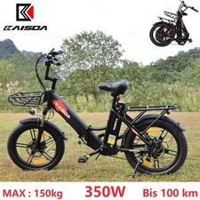 e bike 20* 3" Fat Tire Elektrofahrrad E-Fahrrad Klapprad 350W 7 Gängen Bis …
