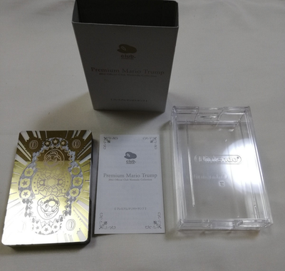 Club Nintendo Premium Mario Trump Playing Cards 2012 UNUSED US