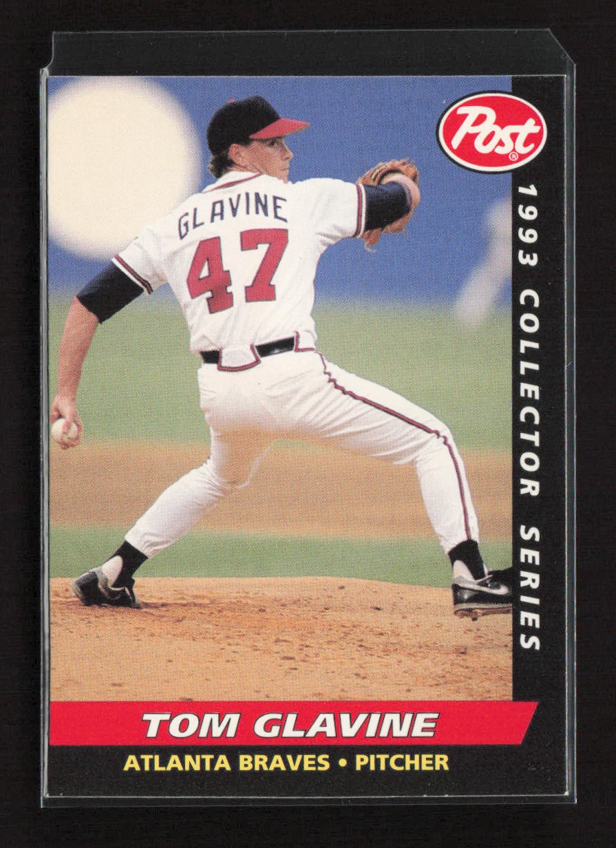1993 Post Cereal #21 Tom Glavine Atlanta Braves