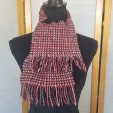 Men's Bloomingdales 100 Cashmere Plaid Scarf Shrunk READ