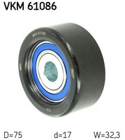 Neu - Skf VKM61086 Umlenk-/FüHrungsrolle, Keilrippenriemen FüR Toyota