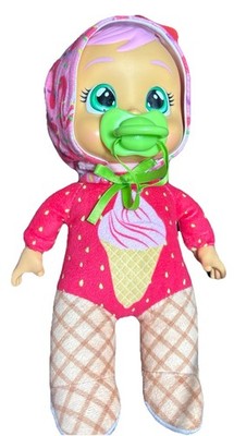 CRY BABIES TINY CUDDLES TUTTI FRUITTI STRAWBERRY ELLA 9'' PLUSH BABY DOLL