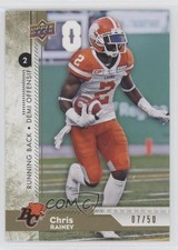 2018 Upper Deck CFL Gold 7/50 Chris Rainey #127 i9i