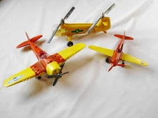 Hubley Forest Ranger Helicopter 495 Airplane Flying Circus Diecast Airplane Lot