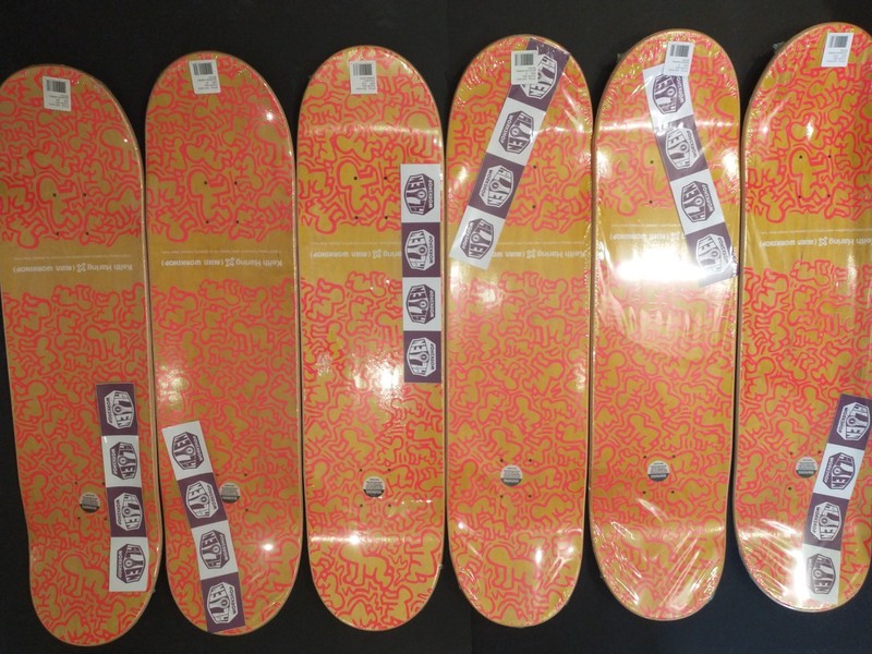 Keith Haring skate decks set of 6 from Alien Workshop 2010