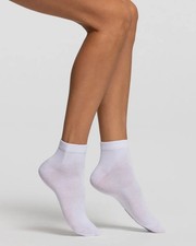 6 Paia Calzino Uomo Donna Bike Socks Pompea in Cotone Tallone e punte rinforzate