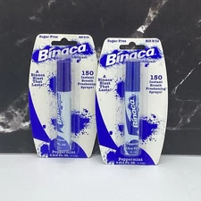 Binaca Aeroblast Breath Freshening Sprays Peppermint 0.214oz (2 Pack)