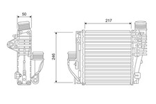 LADELUFTKÜHLER FÜR CITROËN C4 PICASSO II - VALEO 818290