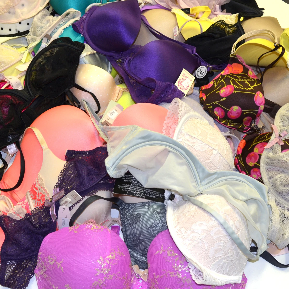 Victoria's Secret Bras Wholesale Lot of 50 Random Mixed Colors Styles  Resale New