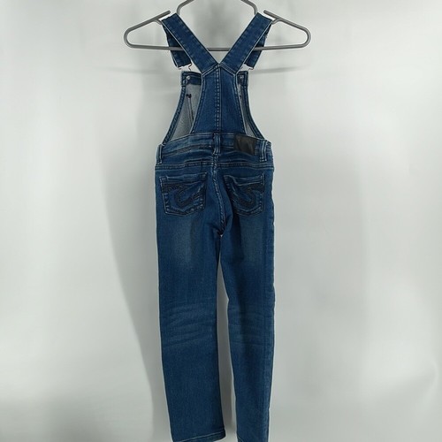Silver Jeans overalls stretch denim stretch slim leg country play school sz 6 - Picture 10 of 12