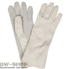ORIGINAL BUNDESWEHR PILOTENHANDSCHUHE ARAMID BW FLIEGERHANDSCHUHE LUFTWAFFE WEIß