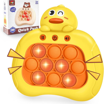 Quick Push Pop Game Fidget Toys Pro for Kids Adults, Handheld Puzzle Game Machin