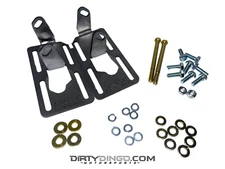 Dirty Dingo Adjustable Engine Swap Mounts LS1 Swap G-Body/82-92 F Body RAW STEEL