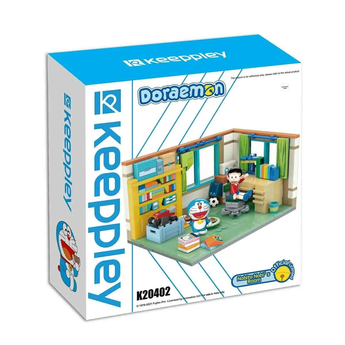 Authentic Qman Keeppley Building Blocks Doraemon Nobita Nobi' s