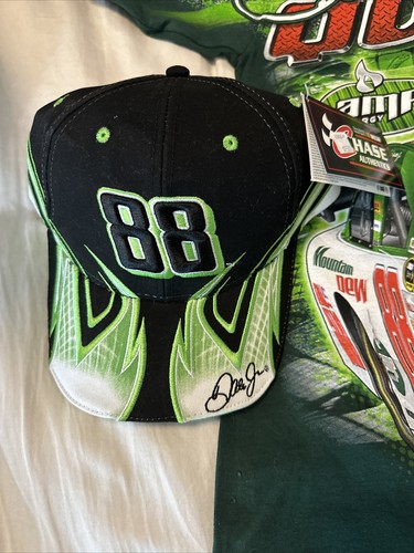 L — NASCAR Dale Earnhardt Jr. Quick From the Start Fast Finish T Shirt + Hat - Picture 7 of 9