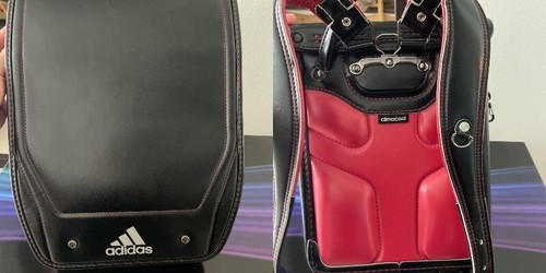 Randoseru Japanese School Bag Kid's Backpack adidas Black Red Japan #013