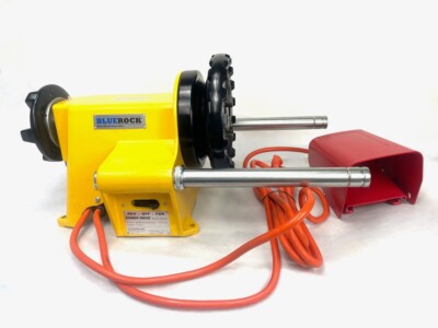 BLUEROCK  PD-300 Power Drive Portable Threading Machine fits Ridgid 1206 15682
