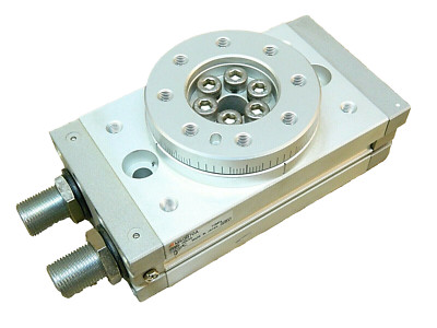 SMC  MSQB70A  Pneumatic Rotary Actuator 190 Degrees With Stroke Adjustments