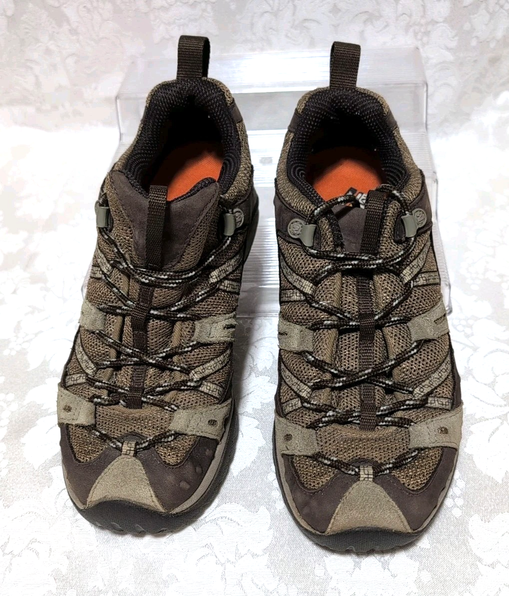 Scarpe Merrell Ortholite Continuum Aircushion Qform Vibram da donna taglia 8 marroni