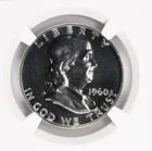 1960 Franklin Half NGC PF69 Legacy Series Thomas J Uram signed