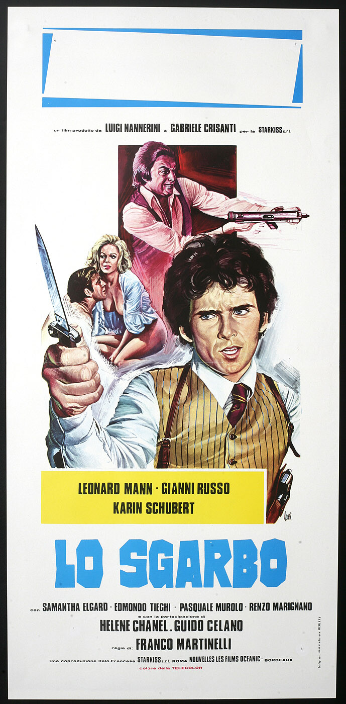 Locandina originale film Lo sgarbo (1975) - Regia di Marino Girolami