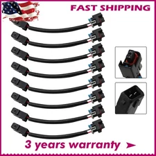 8PCS For LS1 LS6 LT1 EV1 Injector Harness to Multec LQ4/9 4.8 5.3 Delphi Adapter