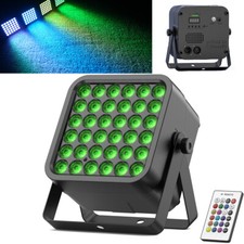 72W RGB 3-in-1 Par Light 36 LEDs Stage Light Bar Party Performance Effect Light