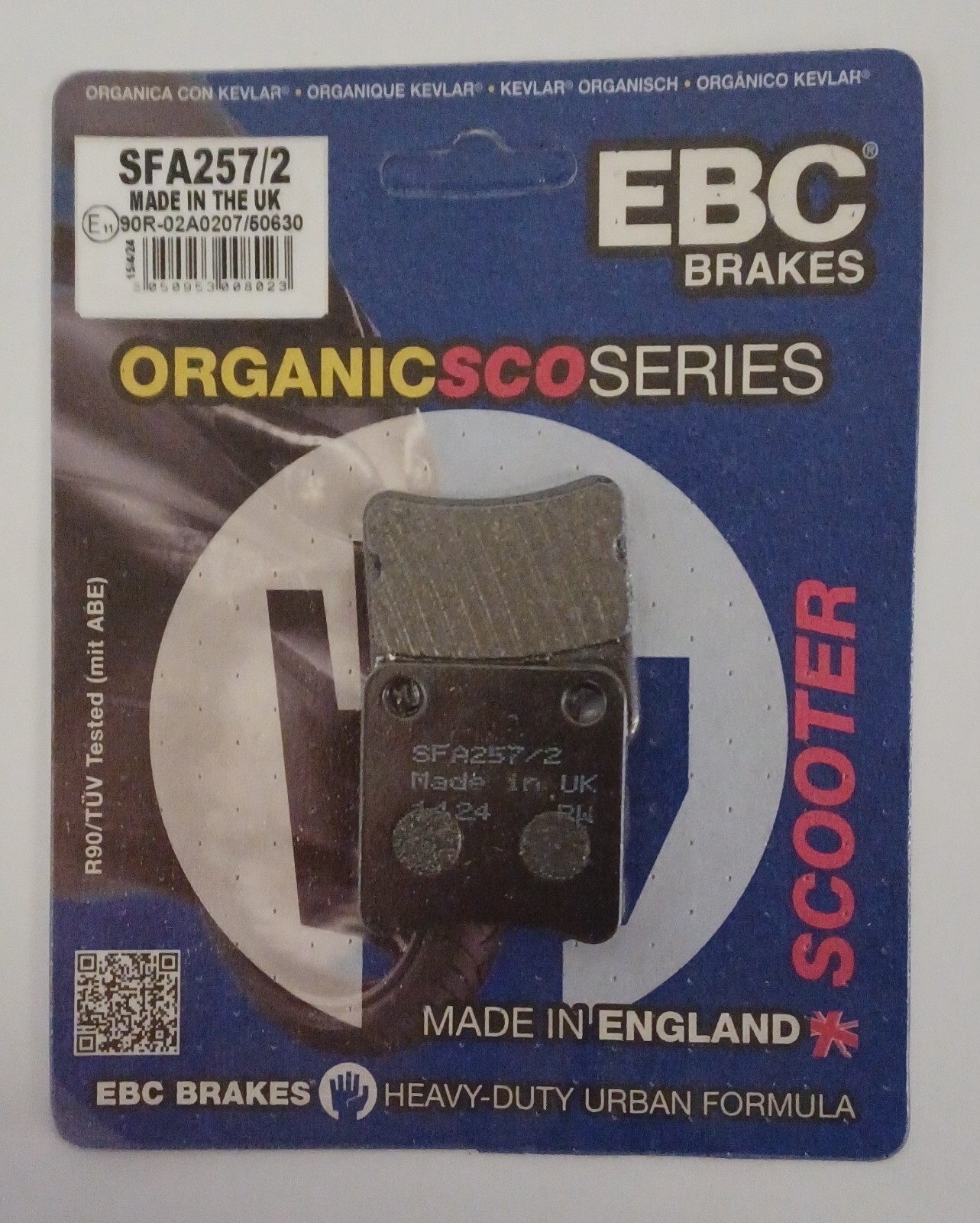 EBC PARKING Disc Brake Pads Fits HONDA VFR1200 / CROSSTOURER (2012 to 2018)