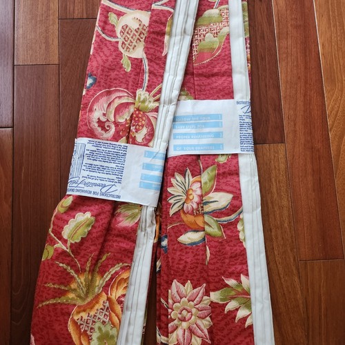 2 Qualitätsstoff Exotische Blumen Ranken Textil Meterware Vorhänge/Gardinen 33x94 - Bild 5 von 17
