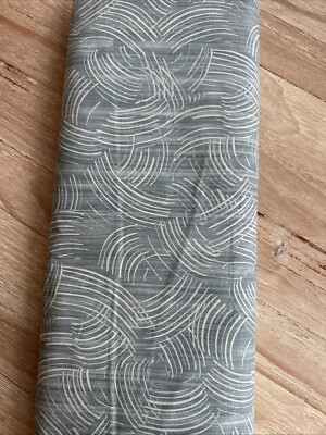 Vintage Fabric Joan Kessler For Concord Contemporary 10 yds Sage Green Swirl