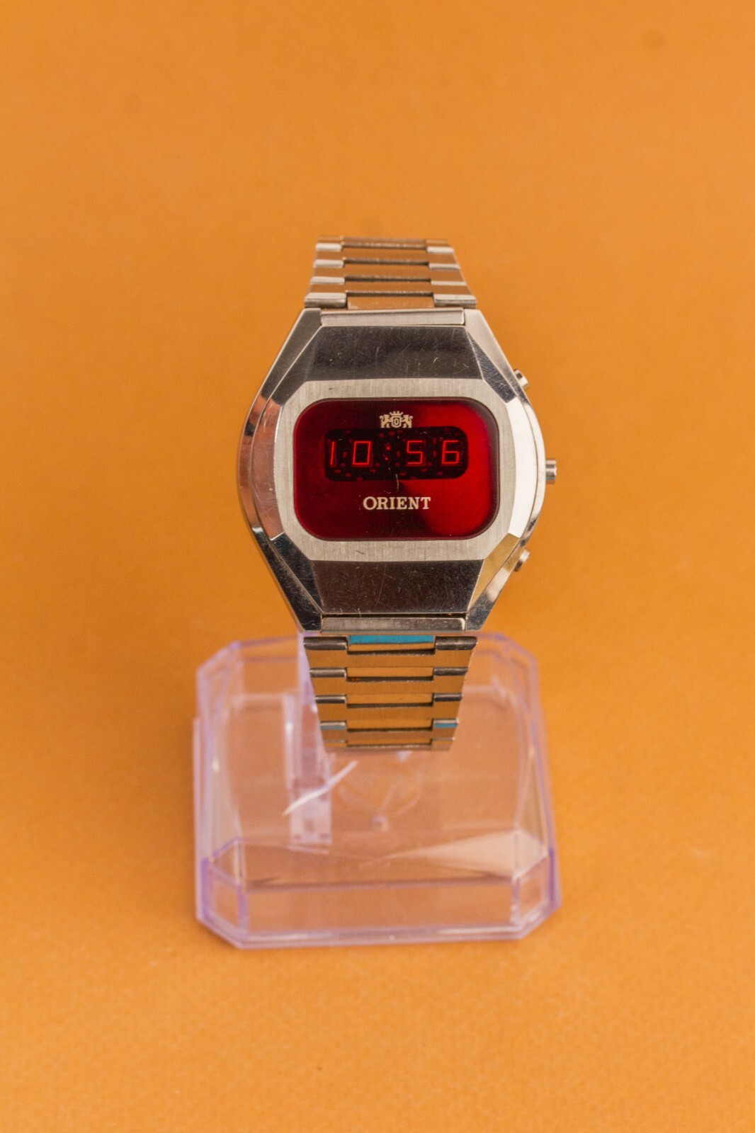 ORIENT Touchtron H68011040 Vintage LED Watch in Perfect Working Condition eBay
