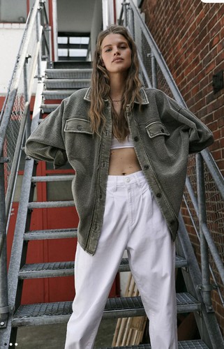 Free People Ruby Shirt Fleece Oversized 