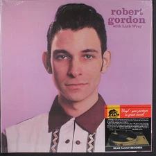 ROBERT GORDON: robert gordon with link wray BEAR FAMILY 12" LP 33 RPM Germany Se