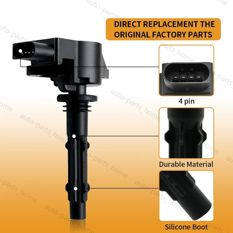 8X OEM Ignition Coil + 8X Spark Plugs for Mercedes-Benz E550 G550 S550 V8 UF535 - Image 4 of 4