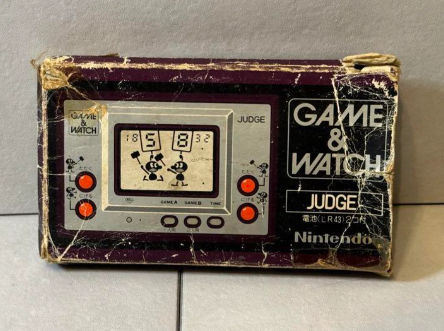 Nintendo Game & Watch Judge Purple Ver. w/BOX 1980 JAPAN Retro