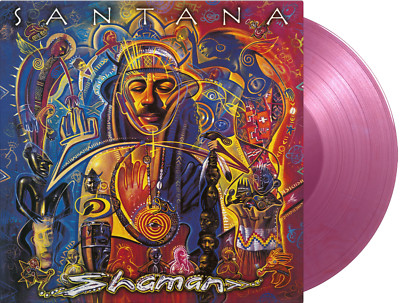 Santana   Shaman LIM Translucent Purple Audiophile 2 Vinyl LP 180GR 2000 WW NEU