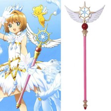 Anime Card Captor Sakura Clear Card Star Magic Stick Wand Halloween Cosplay Prop